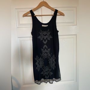 A&F Black Beaded Dress